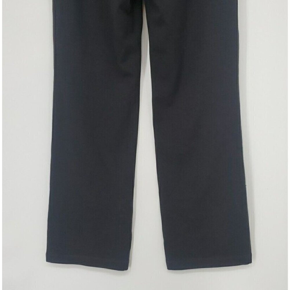 Eileen Fisher Womens Pants Size XS Pull On Black Stretch Knit Straight Leg Slack - Picture 7 of 9